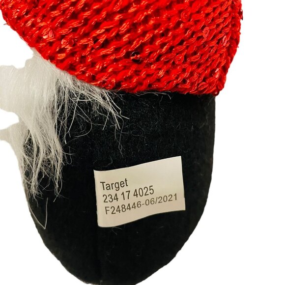 Target Christmas Gnome Plush Red Hat White Beard Holiday Decoration Toy - Picture 4 of 6